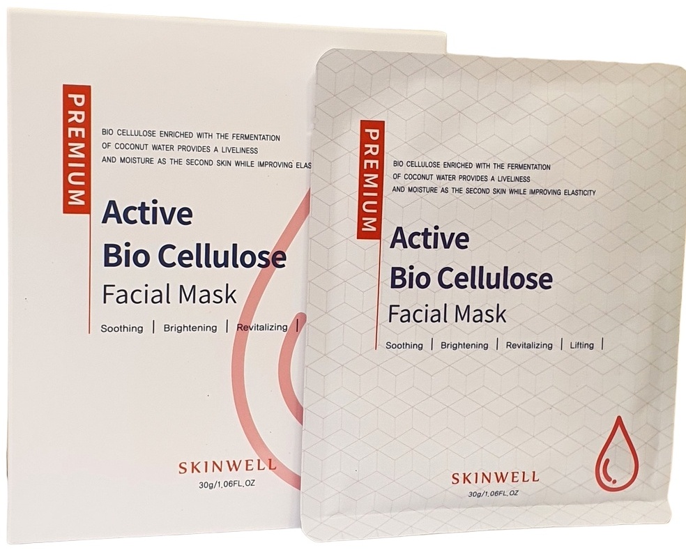 HISTOLAB Маска для лица Active Bio Cellulose Facial Mask (Skinwell) 30 мл Premium - купить в Казахстане